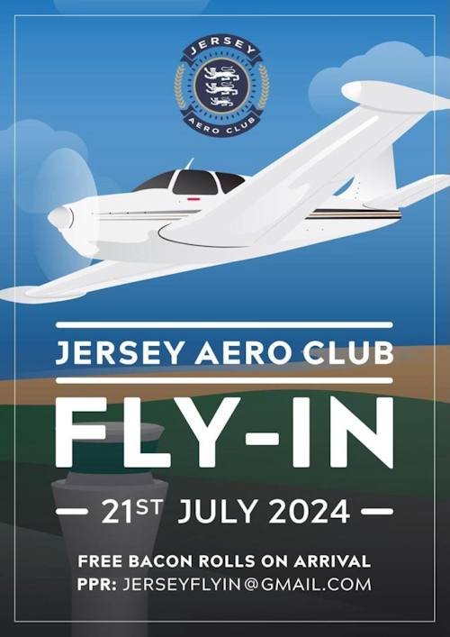 jersey aero club fly in 21 july 2024